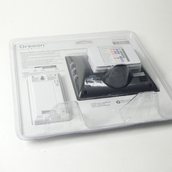 Oregon Scientific Wireless Weather Forecaster 4 BAR386 Black SEALED UNUSED - Picture 9 of 10